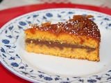 Fondant à la mandarine d'apr. Nigella Lawson aux zestes confits et à la ganache mi noire