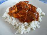 Lamelles d'Encornet au Curry rouge