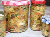 Mélange lacto fermenté chou, oignon, raisins, carottes, courgettes