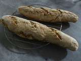 Nouveau levain (seigle) et baguettes sans pétrissage