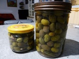 Olives vertes et noires, en lacto fermenté ou fachouire