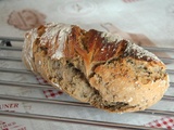 Pain au levain Maison, tout sur le sujet, Pain Paillasse Levain et chènevis