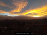 Phénomène rare du 31 decembre 22 au pied des Pyrénées , effet de Foehn