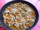 Poulet king au curry Panang