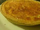 Quiche pas lorraine aux lardons et fromage