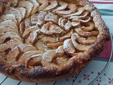 Tarte feuilletée aux pommes base Frangipane