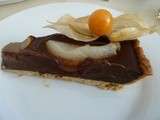 Tarte poire chocolat