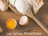 Farines sans gluten avec index glycémique ig bas ou modéré