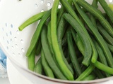 Blanchir les haricots verts frais