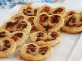 Palmiers feuilletés pesto, tomates séchées, feta