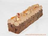 Brownie nougat et zestes d'orange confits