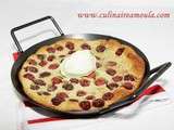 Clafoutis poêlé aux cerises et pistache