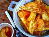 Crêpes à la mandarine façon Suzette sans alcool