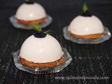 Dôme mousse crevettes et saumon frais sur pâte Kadaïf