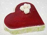 Entremet au citron vert et framboises {Recette Saint Valentin}