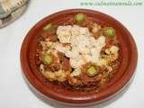 Tajine de chou-fleur aux crevettes