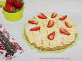 Tarte citron, fraises et noix de coco