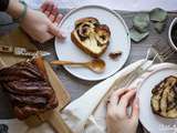 Babka ou Krantz [Brioche marbrée au chocolat]