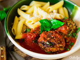 Boulettes d’aubergines alla parmigiana [bien trop délicieuses]