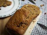 Cake à la farine de sarrasin, raisins et amandes