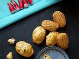 Madeleines à la ricotta et aux fanes de radis