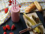 Milkshake fraises-banane