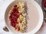 Smoothie bowl banane-grenade