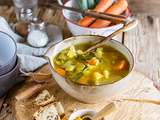 Soupe au curry et aux légumes d’hiver