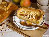 Tarte aux poires et crème d’amandes [façon Bourdaloue]