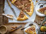 Tarte rustique aux poires et à la frangipane