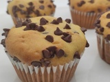 Muffins avec pépites de chocolat