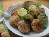 Boulettes de chou fleur frites et leur sauce blanche de  Oumrukia 