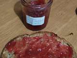 Confiture de rhubarbe et fraise