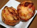 Muffins bacon-tomates-mozzarella