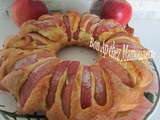 Gâteau mascarponé aux pommes rouges du verger