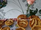 Tartelettes pommes et compote maison et poudre d’amande