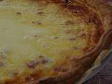 Quiche lorraine lardons oignons moutarde