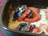 Tomates mozza en gratin