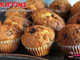 Muffins aux Chunks de Chocolat Noir