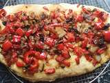 Focaccia aux légumes grillés