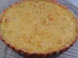 Tarte à la ricotta, au thym et amandes