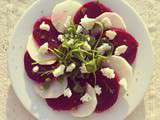 Carpaccio betterave & radis blanc