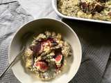 Porridge au four figues & amandes