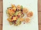 Salade melon & avocat