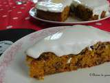 Carrot cake aux noix et oranges confites