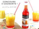 3 Lots de Sirops Monin & Kits Mojito à Gagner + Recette Virgin Punch Planteur