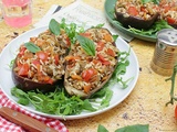 Aubergines Veggie Farcies au Riz