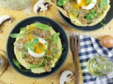 Champignons Façon Stroganoff et Purée de Céleri