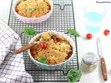 Cobbler Salé aux Tomates Cerises et Chèvre Frais