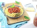 Linguines Sauce Bolognaise {Version Végétarienne Bluffante}